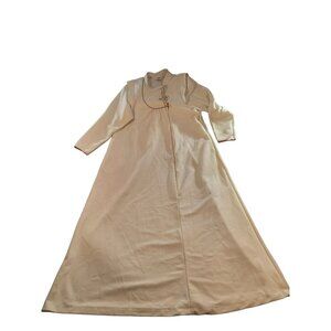 Vintage Henson Kickernick Nightgown Women Sz OS‎ Cream 80s Designer Intimates